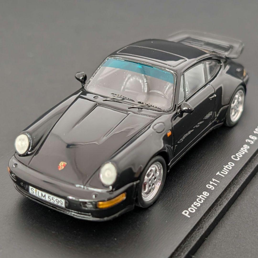 スパーク 1/43 ポルシェ 911 ターボ クーペ 3.6 1993 ブラック