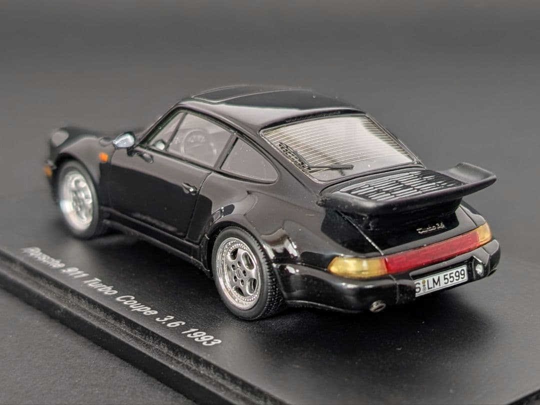スパーク 1/43 ポルシェ 911 ターボ クーペ 3.6 1993 ブラック