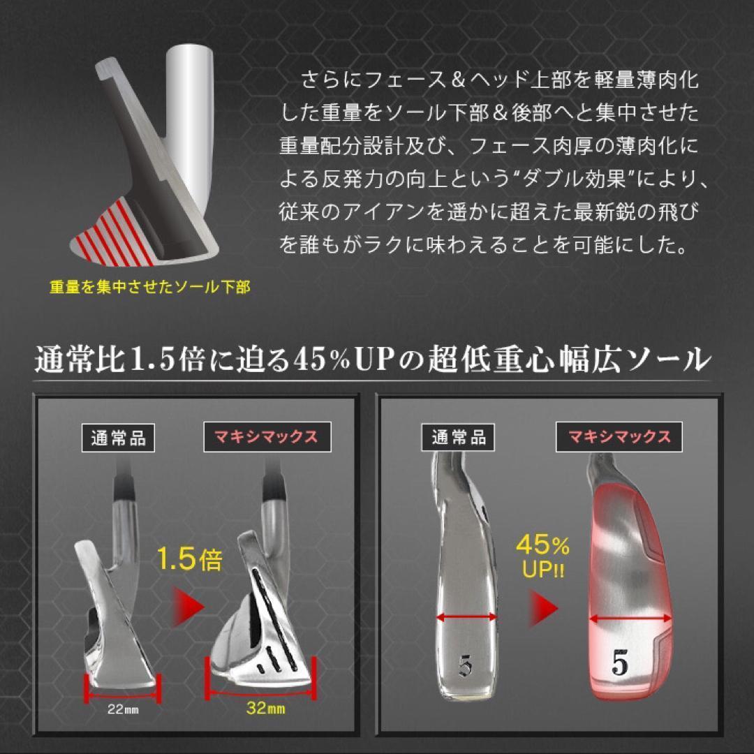 誕生！ドラコン日本一遺伝子でラクに2番手上の飛び! マキシマックス アイアン