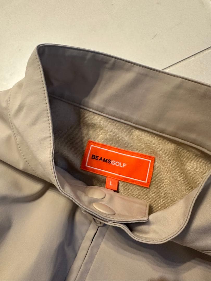 ビームスゴルフORANGE LABEL 撥水 スタンドカラー スイング ブルゾン