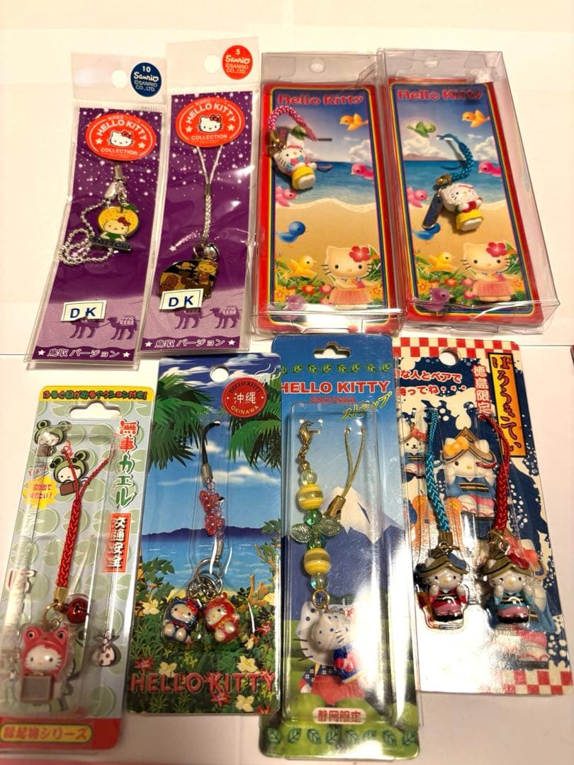 ご当地 ハローキティ　根付け　ストラップ　限定　Sanrio 186個