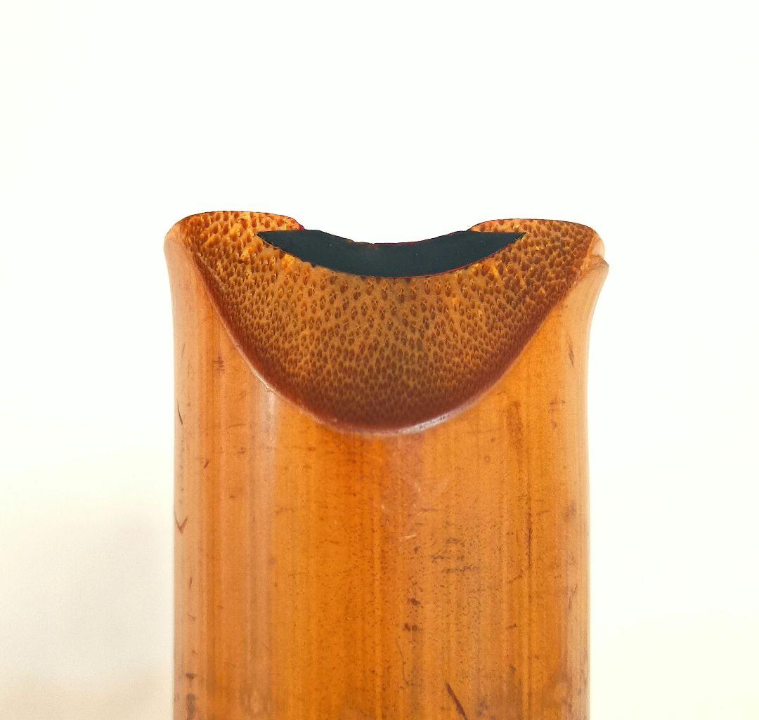 指跡がつくほど大切に使い継がれた名管☆井上昌山作の一尺八寸管の尺八！