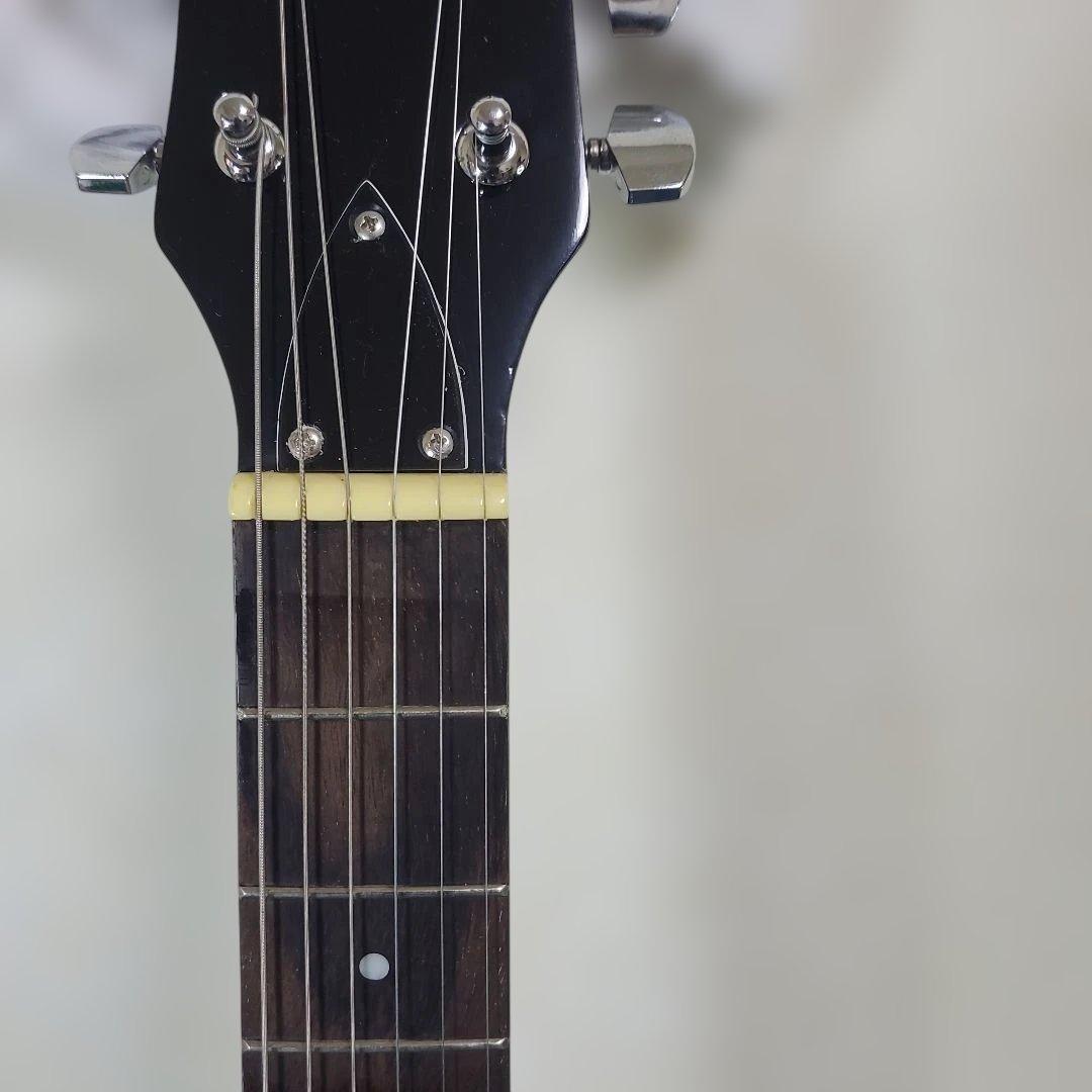 h443☆美品☆Barclay☆アンプ内蔵☆エレキギター☆ミニ☆カバー付き