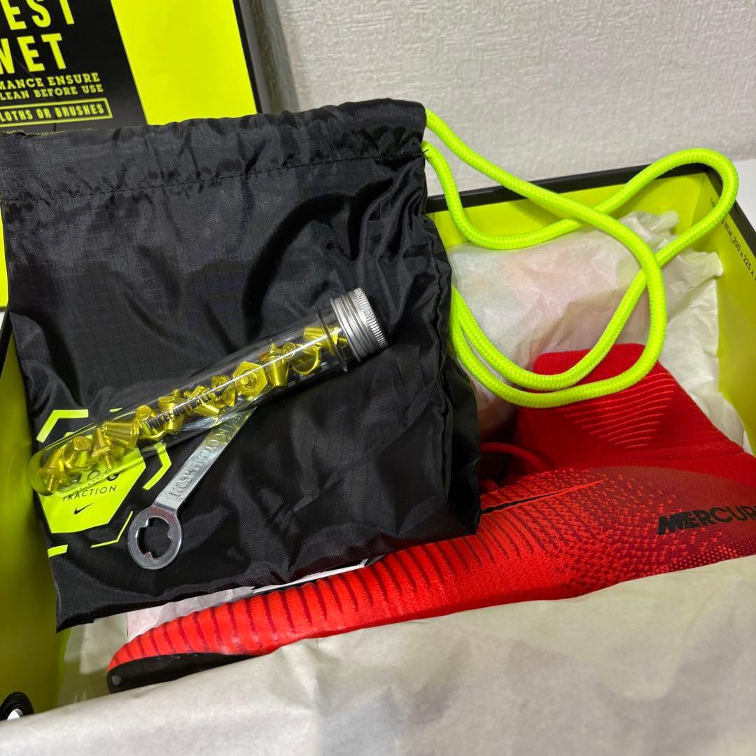 ナイキ マーキュリアル スーパーフライ V SG-PRO サッカー スパイク 赤