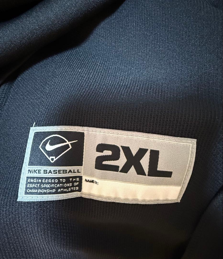 【新品タグ付】NIKEナイキBASEBALLジャケット黒ジャージ2XL