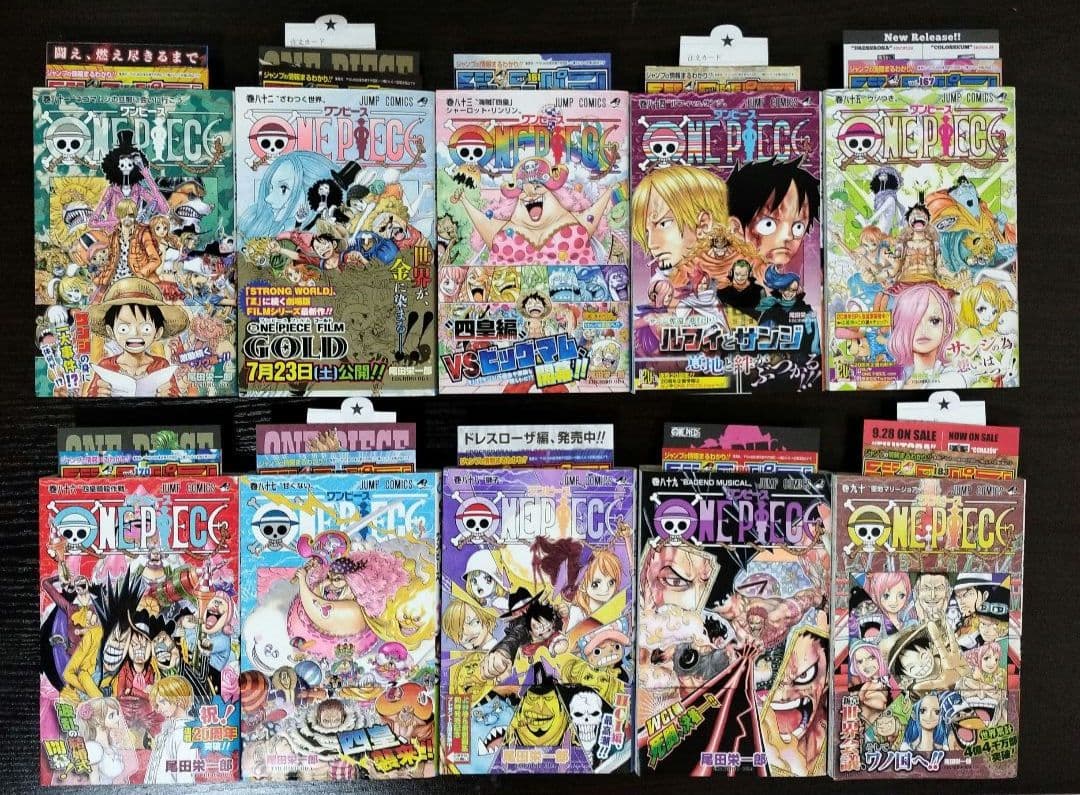 ONE PIECE　ワンピース　全巻（1巻〜111巻）全て初版　帯、チラシ完備