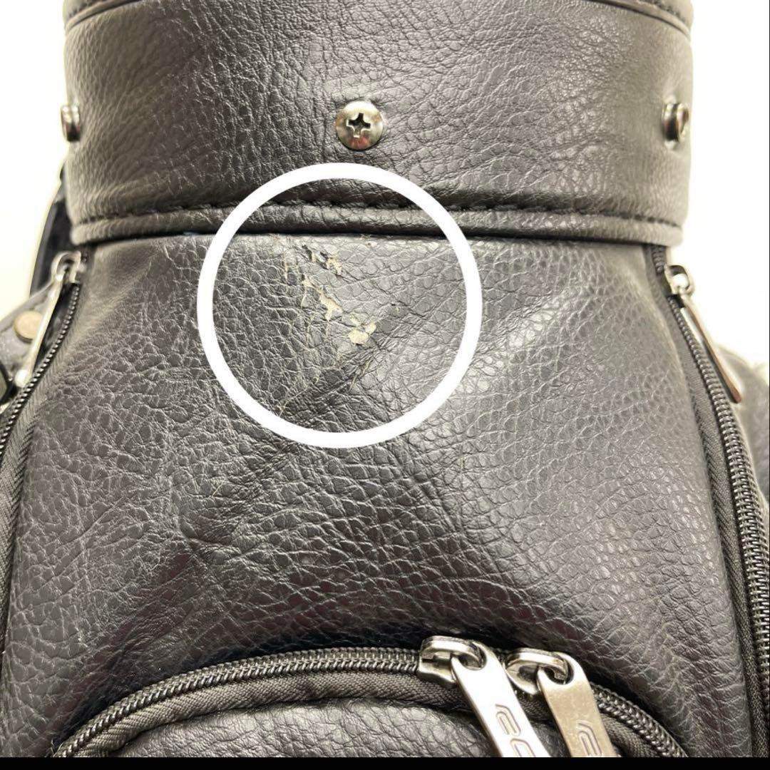 ロイヤルコレクション キャディバッグ　ゴルフバッグ8.5インチ　黒　ブラック