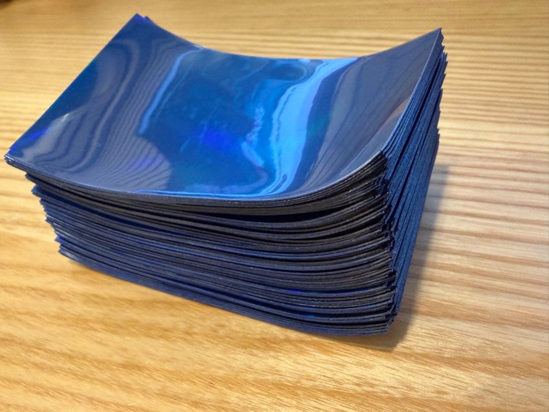 遊戯王　初期　スリーブ　公式　5d's ブルー　青　100枚　未使用