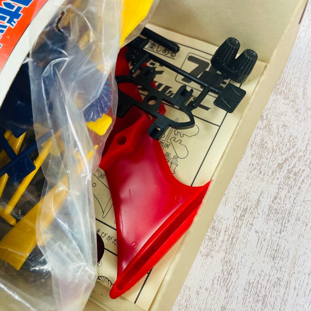 【極希少品】アオシマ合体ロボット　アトランジャー 7号レッドクリッパー【未組立】