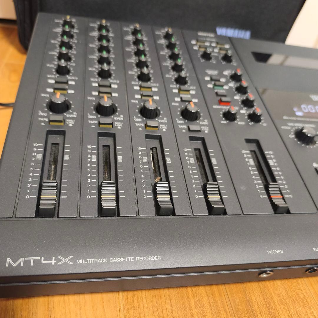 【美品・希少】YAMAHA MT4X カセットMTR ケース・取説・電源コード付