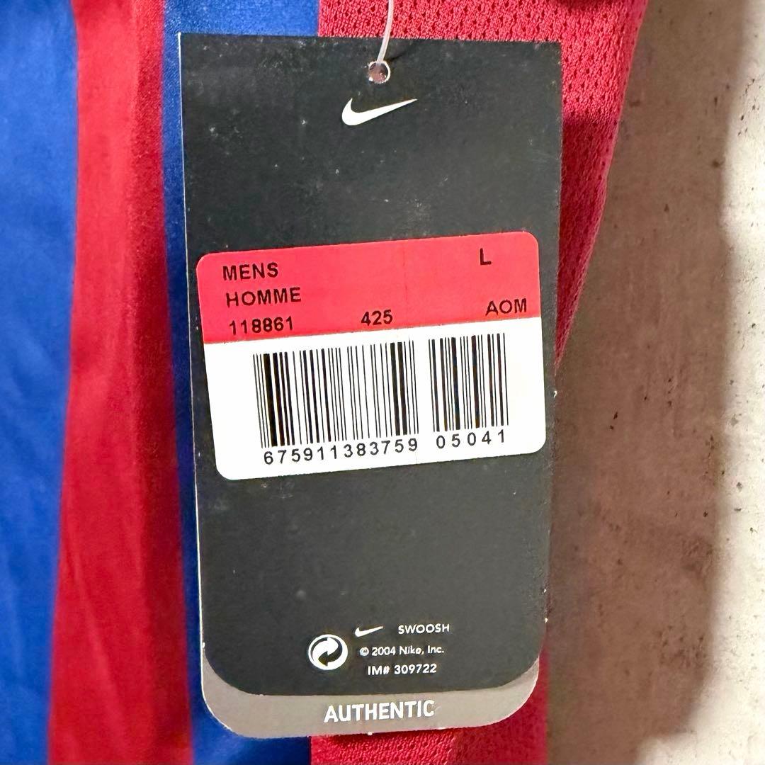 【新品/タグ付き】04/05 FCバルセロナ♯10 ロナウジーニョ 【Lサイズ】