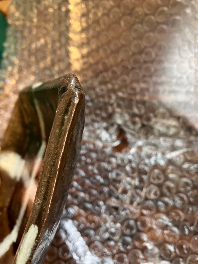 生田和孝丹波焼 緑釉四方角小皿3客 河井寛次郎 弟子 民藝　民芸