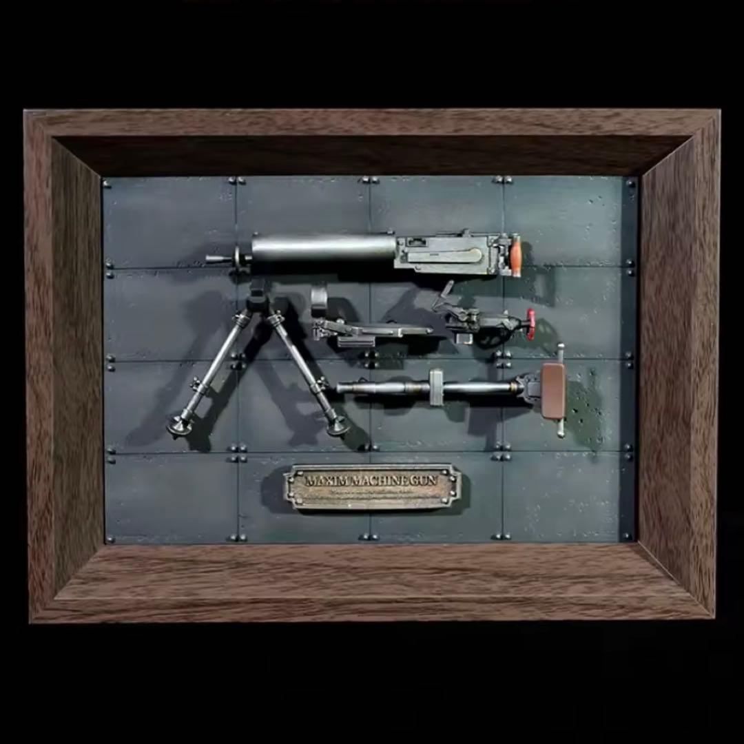 機関銃 マシンガン ディスプレイセット フォトフレーム モデル