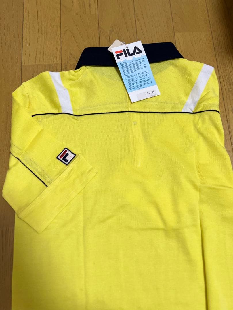 FILA テニスポロシャツ イエロー　未開封新品
