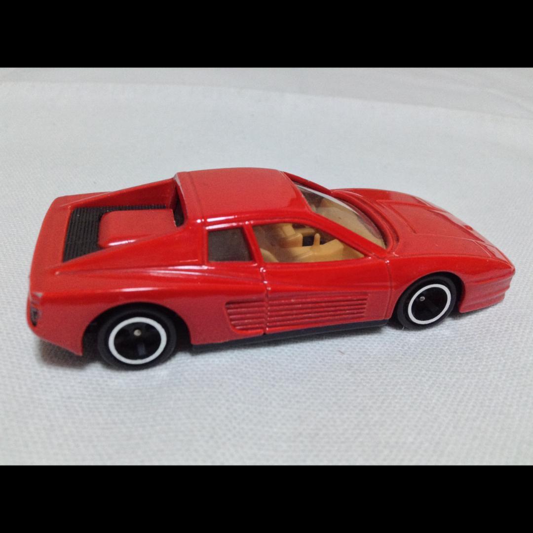 【トミカ】フェラーリ テスタロッサ 1988年製【廃番ビンテージミニカー】