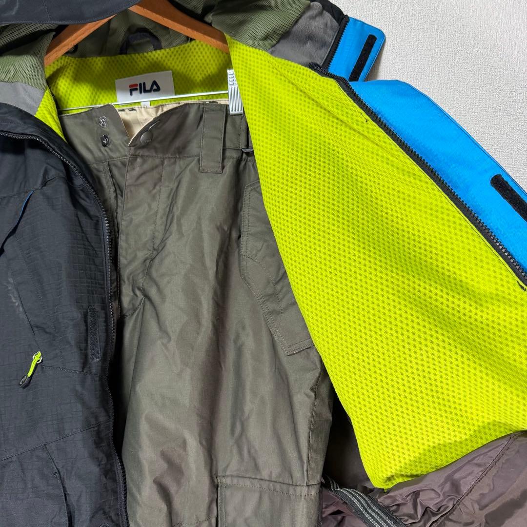 希少♪ FILA フィラ　 メンズL スキー　スノボー上下　ウエア