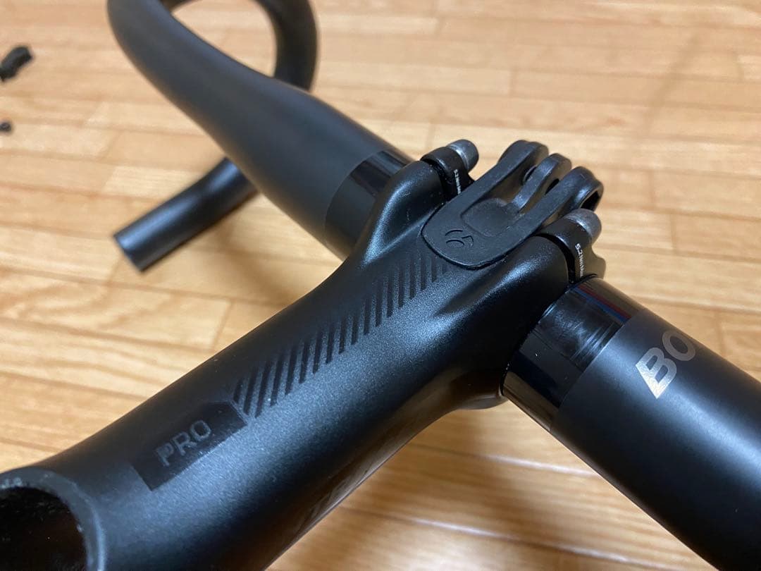 【美品】ボントレガーXXX VR-C カーボンハンドル ➕ PRO ステムセット