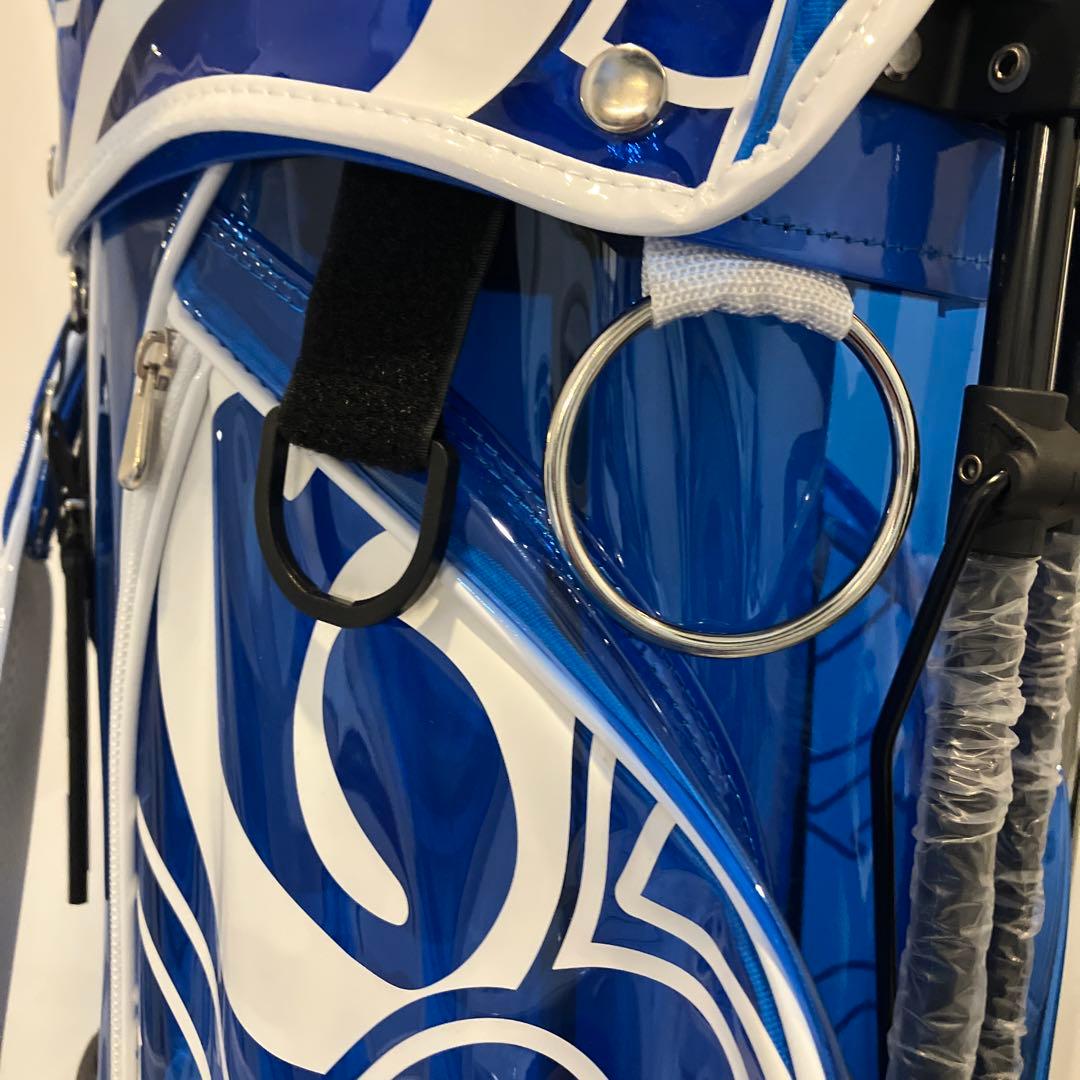 UNDEFEATED キャディバッグ 青