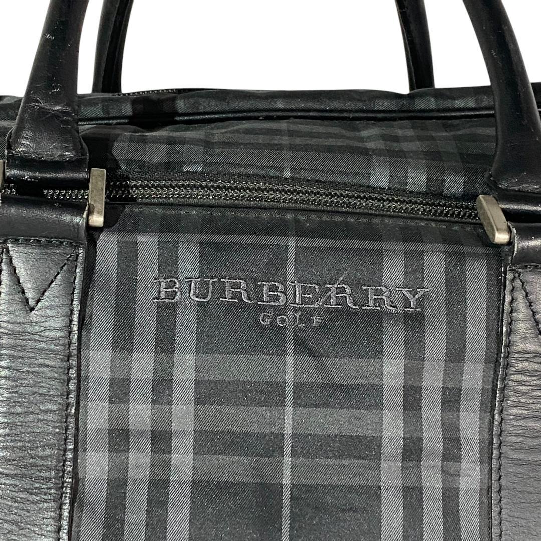 BURBERRY GOLF バーバリー ゴルフ ボストンバッグ ブラック