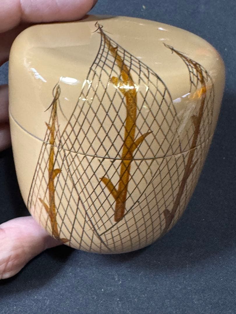 G82 送料無料　四季棗　樹芳　棗　春夏秋冬　木箱　漆芸　茶道具