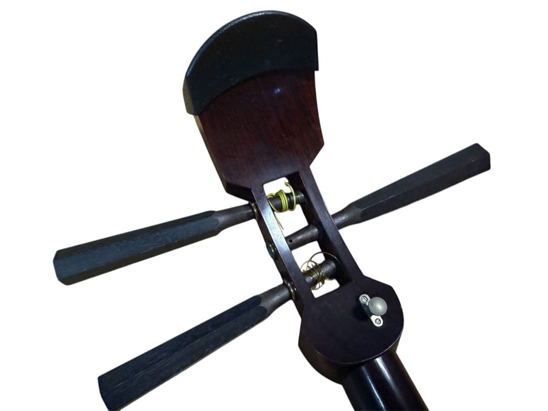 三味線 中棹 紫檀 東さわり 破れあり 和楽器 ハードケース付き