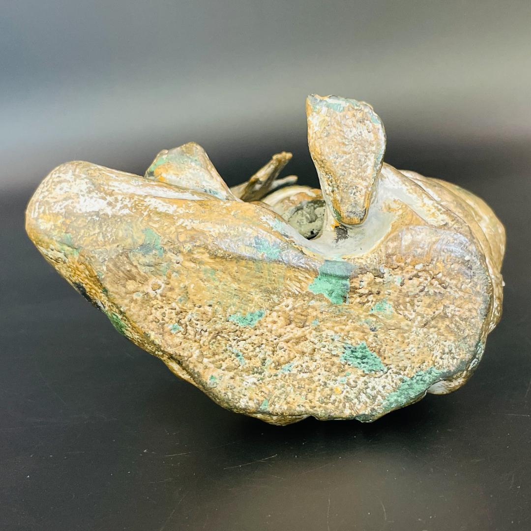 ブロンズ彫刻 古銅 チベット 仏像 坐像 密教 銅製 青銅像 時代物R8SA41