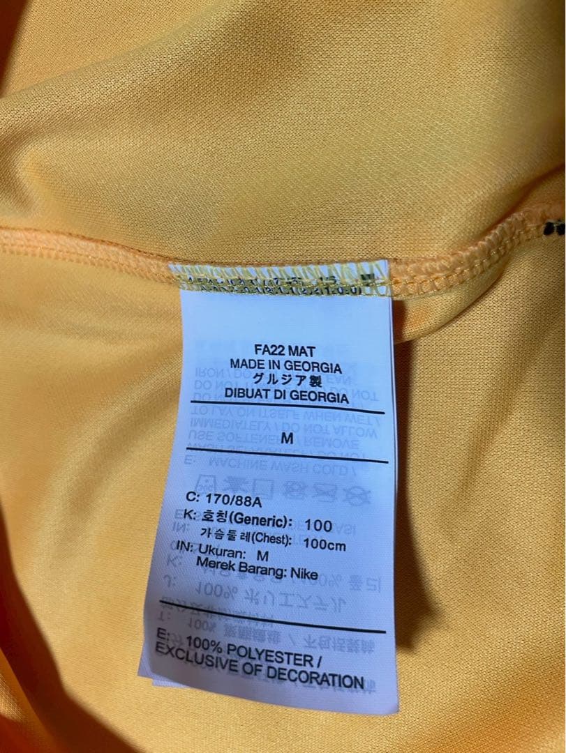 【正規品／美品】2022 オランダ代表 ホーム ファン・ダイク 4 NIKE L