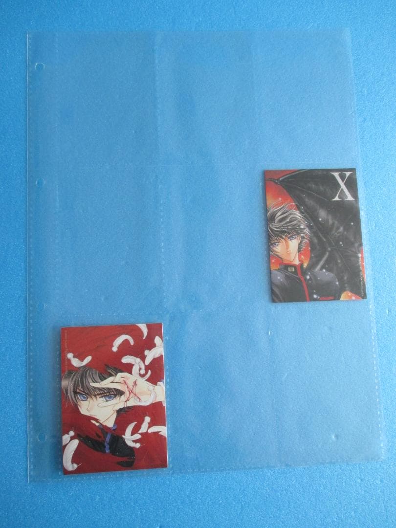 年代物◎CLAMP X　トレカセット　ファイル付◎クランプエックスカード