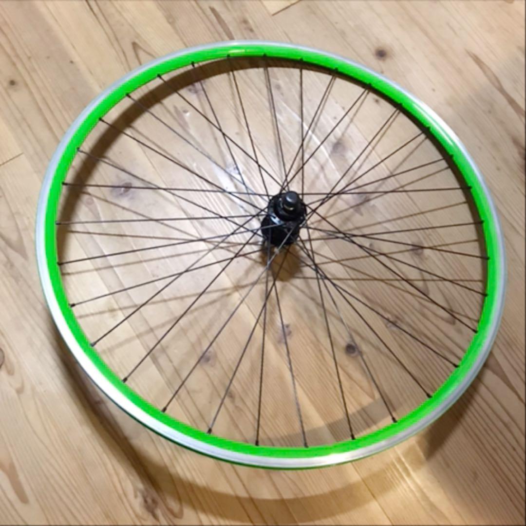 手組みホイール(カンパレコードハブにマビックリムオリジナル塗装700c)
