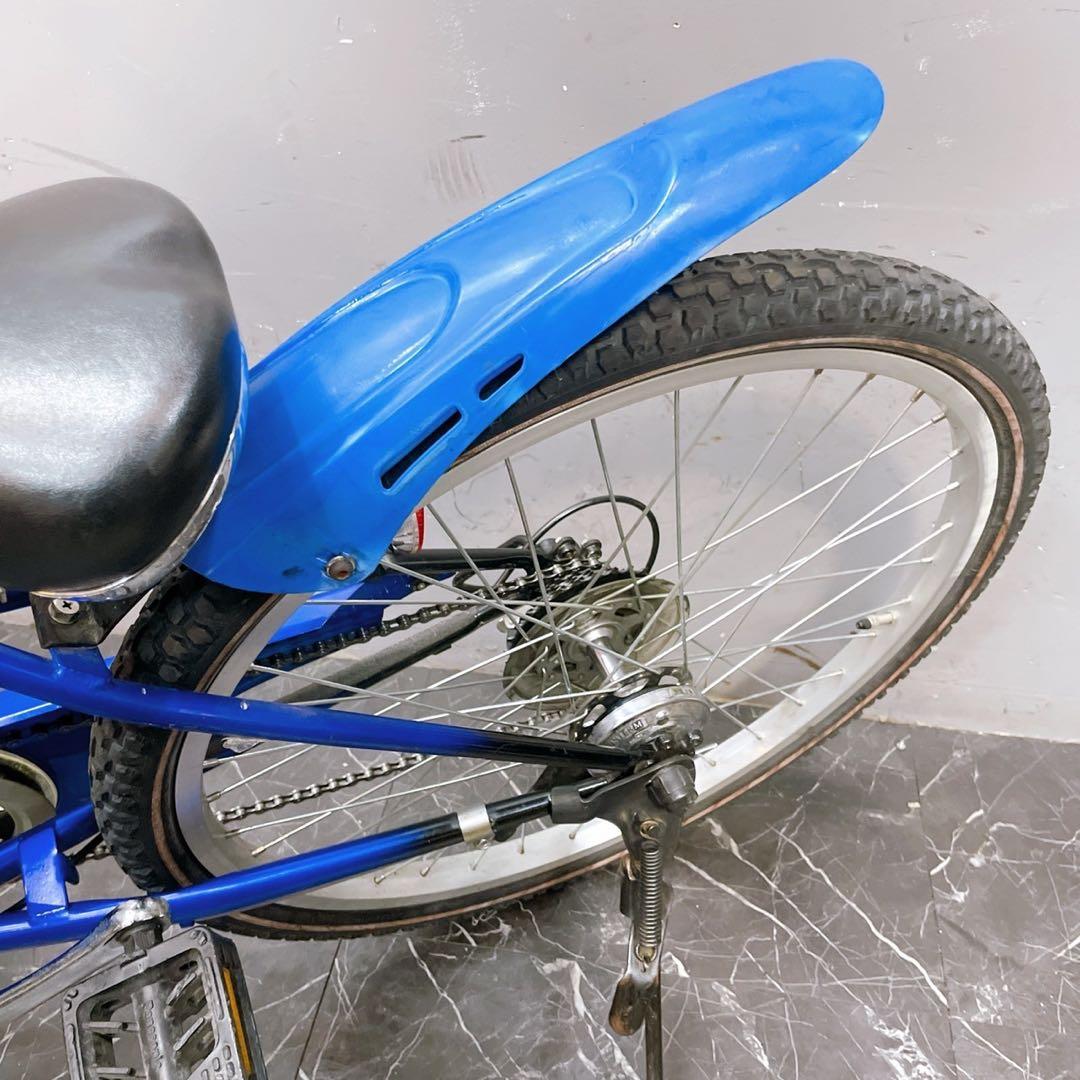 京都配送 鍵付き価格【924】《関西子供用自転車 パナソニック Zion ブルー