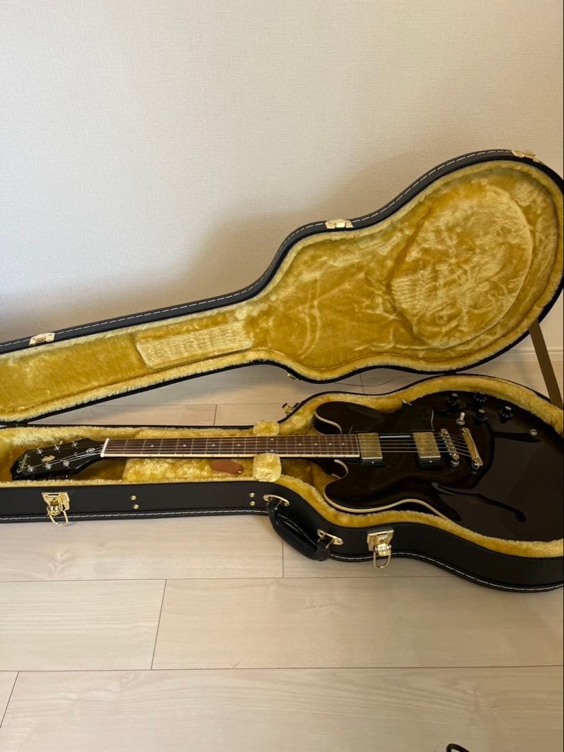 Epiphone Jim James ES-335 ブラウン ハードケース付き