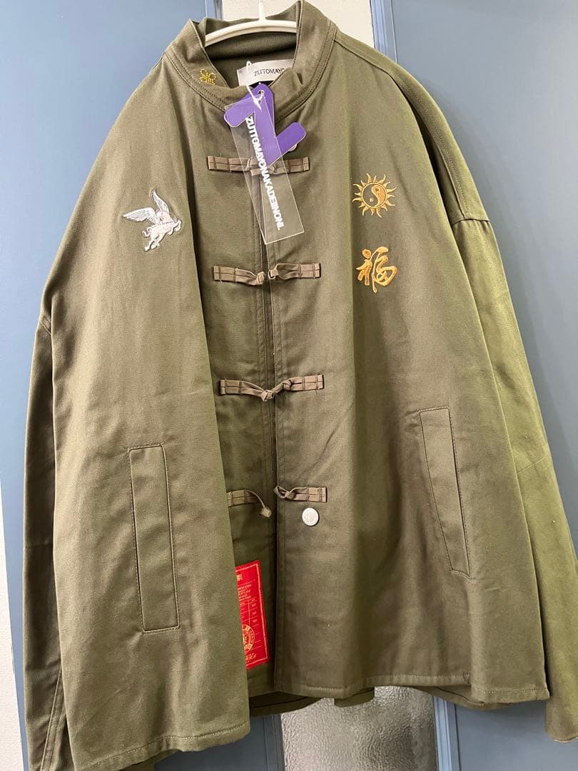 【未使用】ずとまよ 福 Jacket (Khaki) Mサイズ タグ付き★