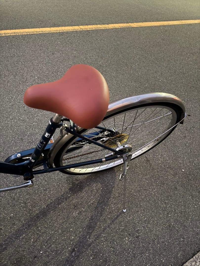 154 自転車 大阪市 【引取り限定】 27インチ 美品 変速付き