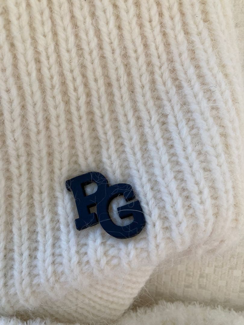 【PEARLY GATES】耳当て付きブリムニットワッチ (UNISEX)