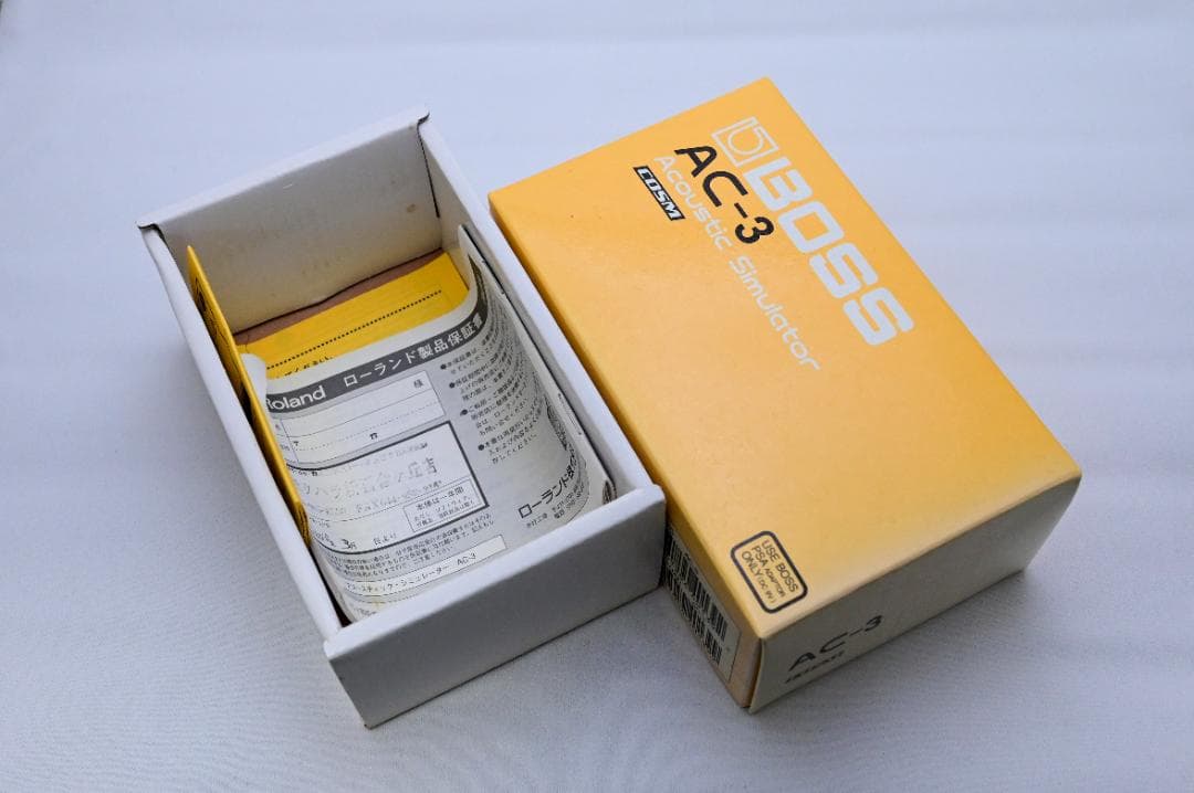 BOSS AC-3 アコースティックシミュレーター 箱あり、取説あり