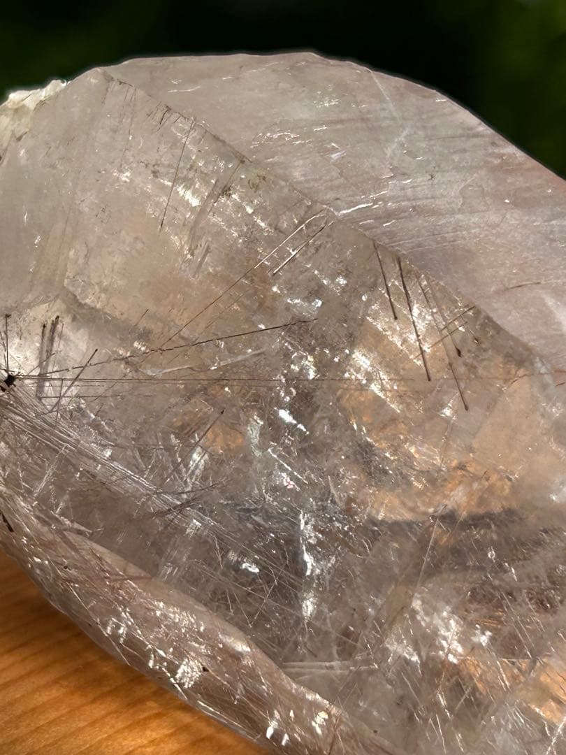 ブラウンルチル原石カテドラルAAAAAレインボー入 希少価値‼️SALE中