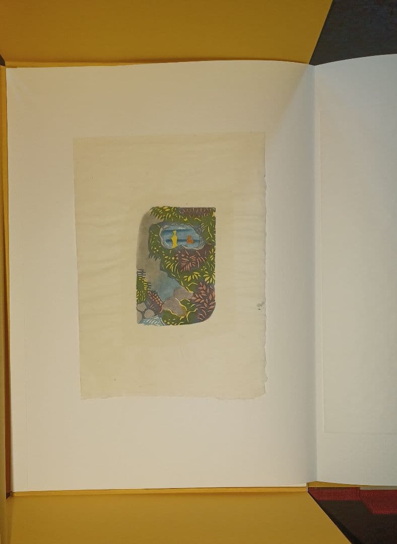 【美品・限定版】芹沢銈介『あのひと』 型染筆彩四葉　多色刷四十葉