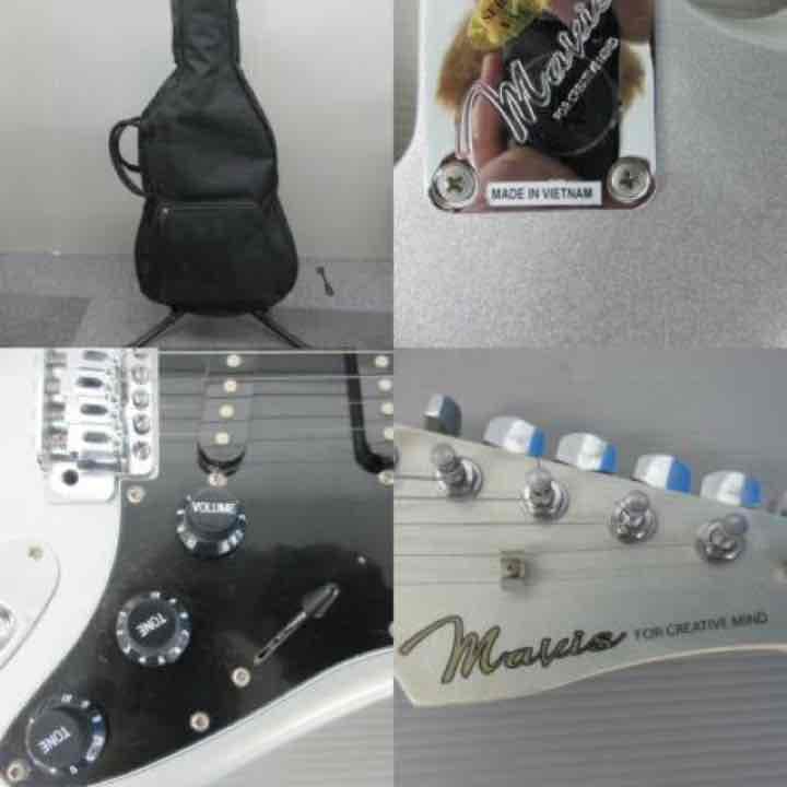 MAVIS/メイビス エレキギター ストラトTYPE メタリックシルバー