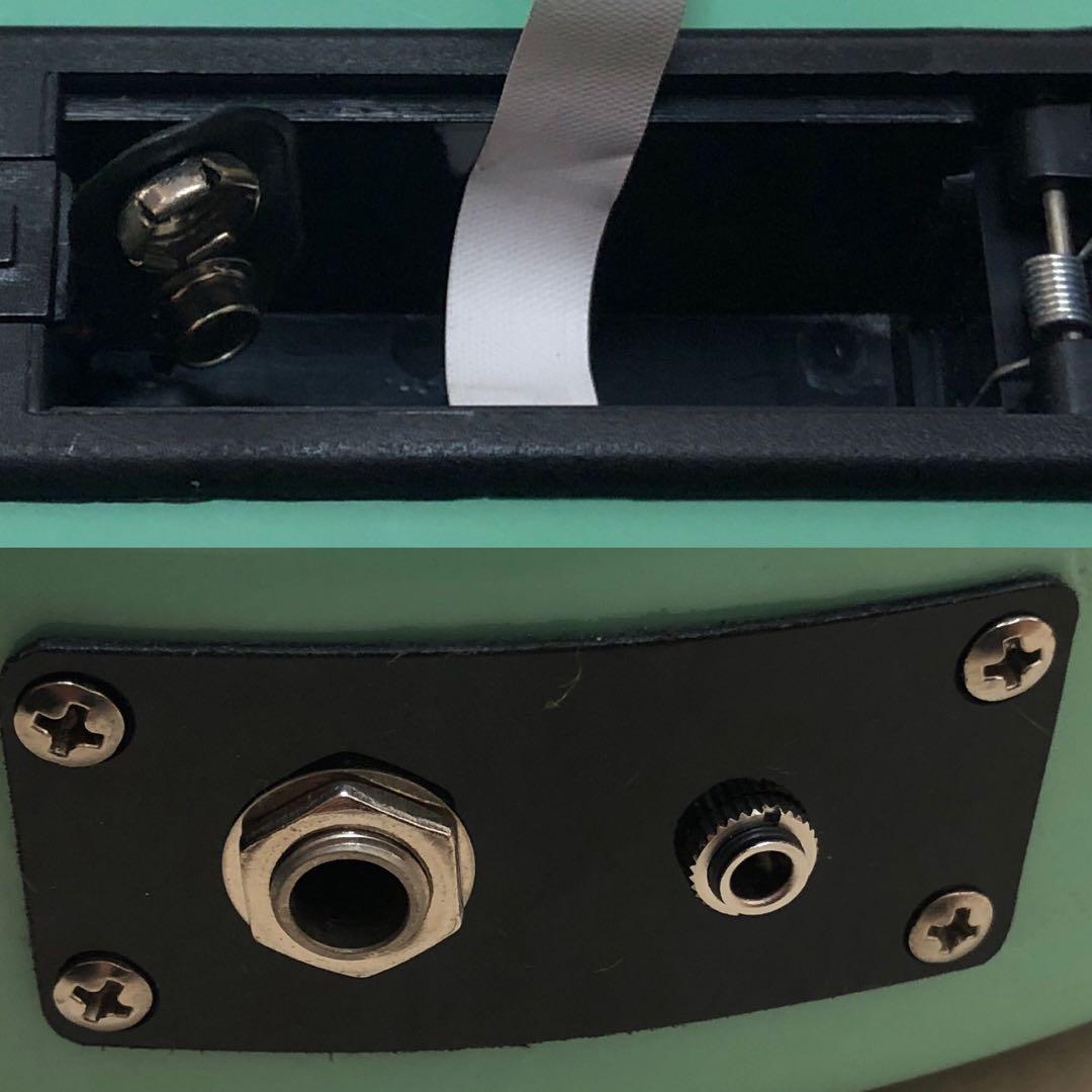 【超美品】ZO-3 グリーン アンプ内蔵ギター ディストーションSW付 ケース付