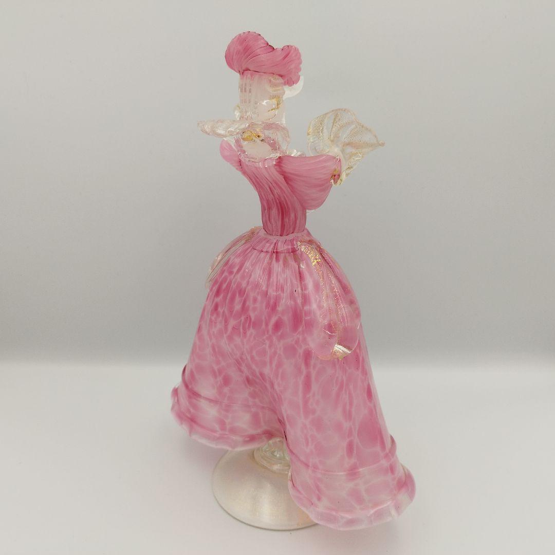 【希少】ベネチアングラス ムラーノ 大型フィギュリン 高さ29.5cm