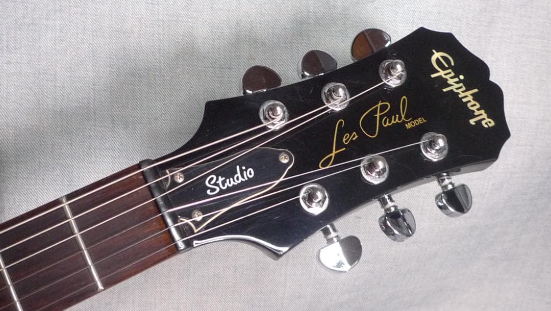 n4639☆Epiphone Les Paul Studio エボニーブラック