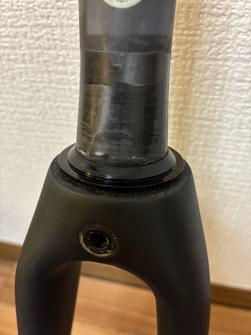 SUPERSIX EVO NANO BLACK INC.フロントフォーク