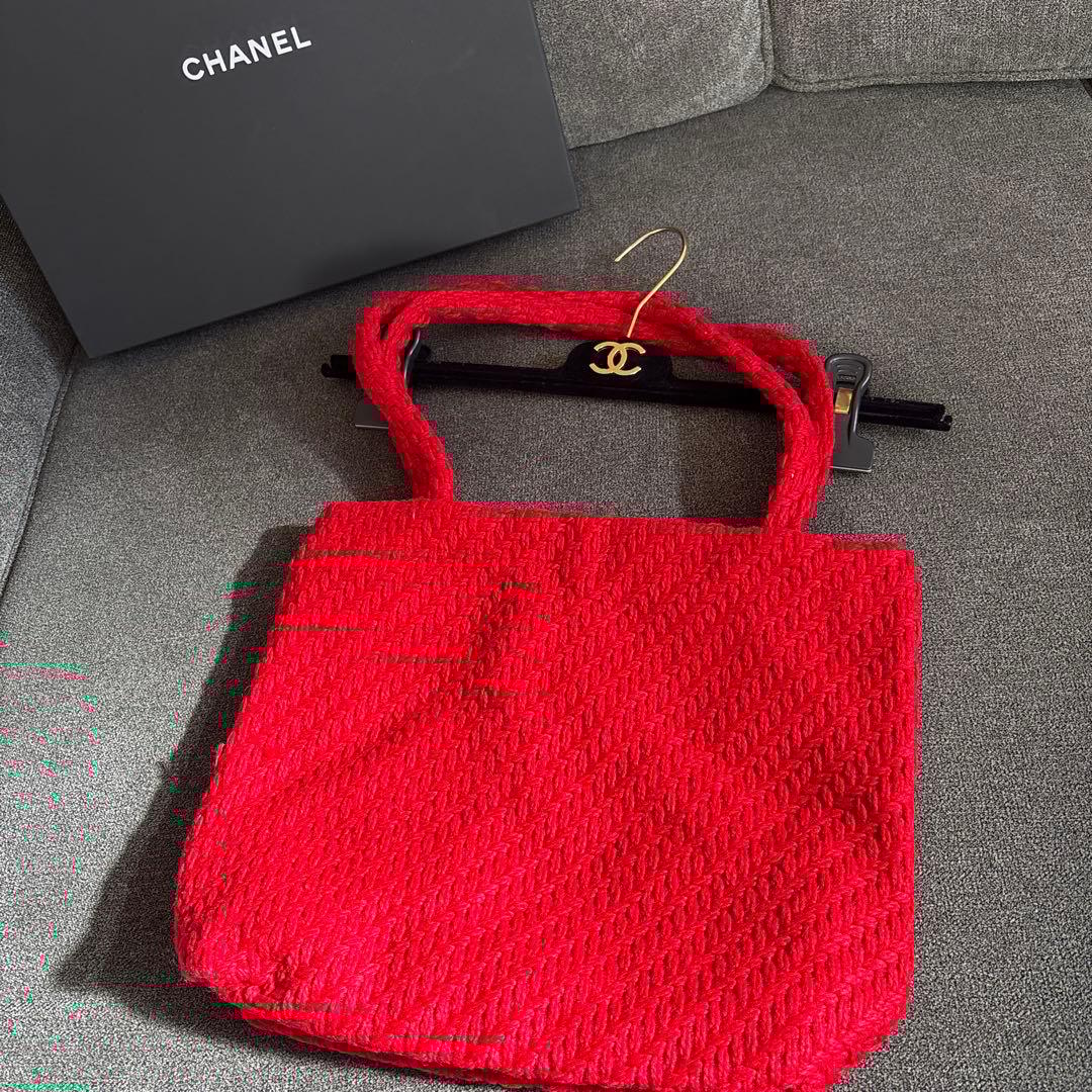 T*た様 新品未使用♡CHANEL ノベルティトートバッグ ビッグココマーク レ