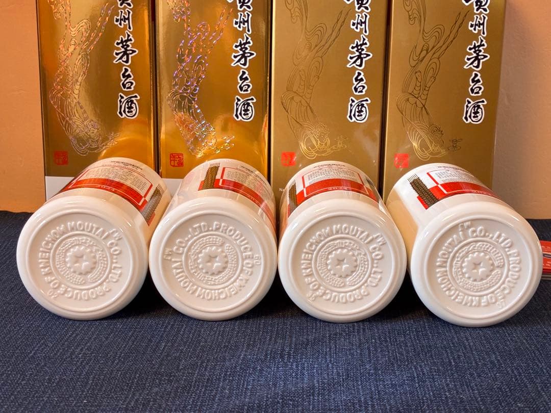 2024年最新貴州茅台酒 マオタイ酒 天女ラベル 53% 500ml 4本セット