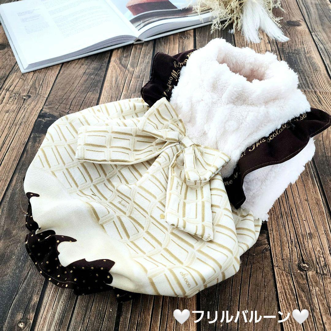 ❤チョコ&ボア❤ワンピース♡オーダー♡ハンドメイド 犬服