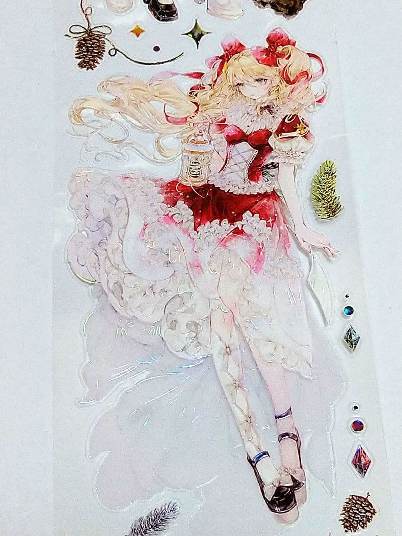 J1015＃绮夜梦使(模切贝壳光)第九航道切り売りは人物マステ女の子