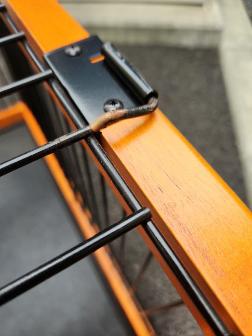 犬用　ケージ(木製+金属)