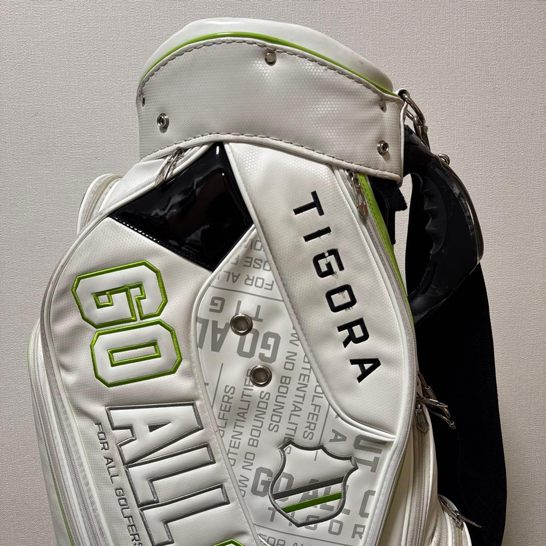 TIGORA キャディバッグ 47.5インチ対応左右非対称デザイン 9型