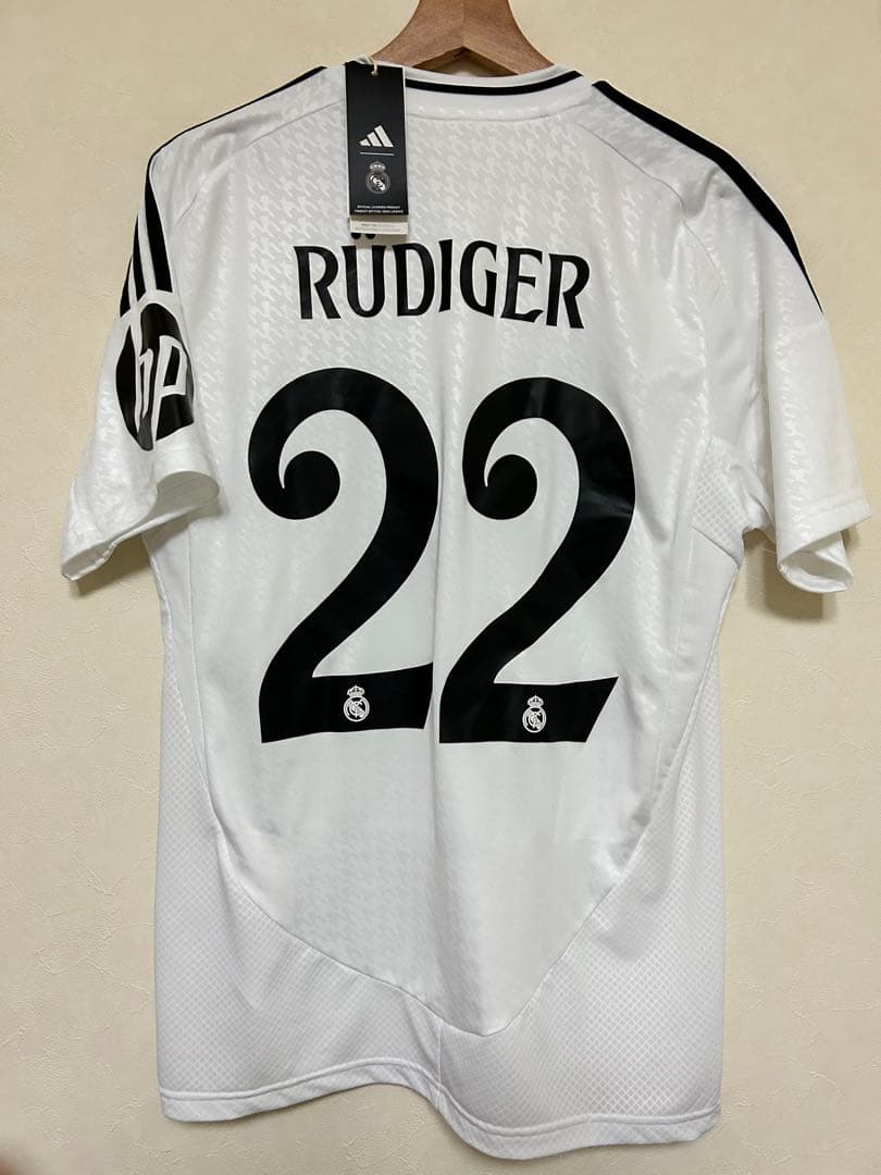 アディダス リアルマドリード RÜDIGER 22 M ホワイト シャツ