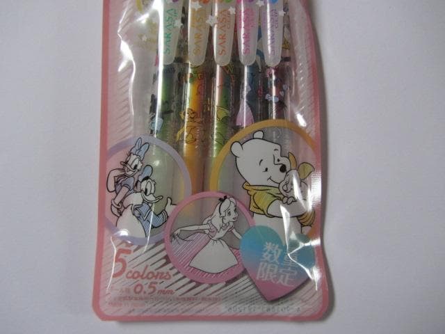 ゼブラ サラサクリップ マーブルカラー 5色セット 10パック ディズニー